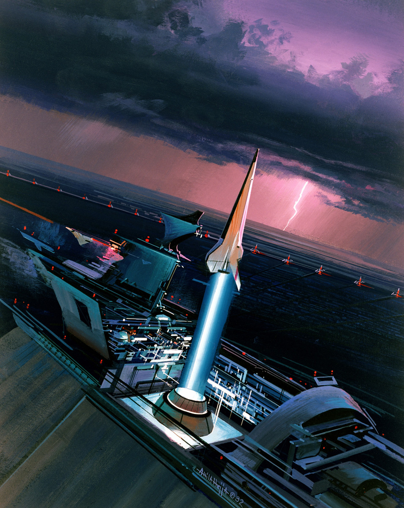 Illustration for article titled The Hungarian-Born Painter Who Immortalized America's Space Program